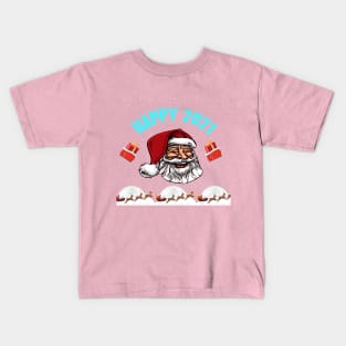 Сhristmas illustration with Santa Claus Kids T-Shirt